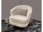 Poltrona Club Lounge Di Design Beige Lusso Nuovo Relax Per Soggiorno Hotel