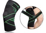 Ginocchiera Professionale, Ginocchiere Sportive, Ginocchiere Per Corsa All'aperto, Verde L