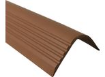 Quest Binario Per Scale 52X40 Mm, 1,5 M Rgpt Pvc, Bordo Antiscivolo Per Scale, Profilo Per Scale, Protezione Per Scale, Bronzo