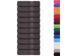 Vidaxl Asciugamani Da Doccia 10 Pz. Antracite 70X140 Cm 360 G/M² 100% Cotone