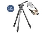 Treppiede In Fibra Di Carbonio, Struttura Leggera, Capacità Di Carico Di 30 Kg, ST324CF 1749 F80