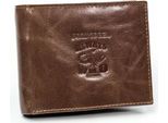 Always Wild | Portafoglio Da Uomo In Pelle, Con Zip, Marrone, 12X9,5 Cm