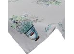 Eurofirany | Tovaglia - 85X85 Cm - Lavanda - Decorativa - Facile Da Pulire - Stile Provenzale