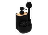 5 Five Simply Smart - Distributore Di Sapone Con Accessori 500Ml "Blackwood"" Nero"