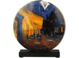 Tischvase GOEBEL Vase Van Gogh- Café bei Nacht, bunt, B:6cm H:22,5cm T:21cm, Porzellan, Vasen