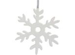 Decorazione In Ceramica A Fiocco Di Neve Appeso - Pluto Design