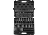 Vevor Set Di Chiavi A Bussola Professionali In Acciaio Legato Al Cr-Mo Set Di Chiavi A Bussola Da 90 Pezzi Profondità 6-19 Mm Avvitatore A Impulsi, Hrc 42-48 Chiave A Bussola Incl. Valigetta Portautensili, Estrattore Di Viti Metriche