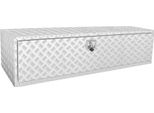 Vevor Cassetta Degli Attrezzi Per Camion Cassetta Degli Attrezzi Per Rimorchi 1524X610X610 Mm Cassetta Di Stoccaggio Per Pickup, Cassetta Degli Attrezzi In Alluminio Con Piastra Diamantata E Serratura, Cassetta Di Stoccaggio Per Rimorchi Impermeabile