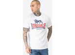 Maglietta Uomo Regular Fit Lion Two Tone White/Navy/Red Xxl Lonsdale