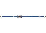 Cinghia Di Ancoraggio Dolezych Lunghezza 6M Larghezza 25Mm Con Gancio Profilato E Mini Cricchetto 1000Kg / Dan 2 Pezzi, Blu - 26251034-6