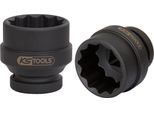 Ks Tools Presa Di Corrente A 12 Lati Da 1" Corta 50 Mm - 450.0404"