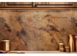 Copperandcraft Pannello Da Parete In Ottone Fatto A Mano 80X60 Cm, Decorazione Da Parete In Metallo, Alzatina Da Parete Per Cucina, Arte Da Parete Per Soggiorno, Produzione Ue