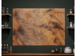 Copperandcraft Pannello Da Parete In Ottone 60X50 Cm, Arte Da Parete In Metallo Fatta A Mano, Alzatina Da Parete Per Cucina, Decorazione Da Parete Per Soggiorno Cucina, Produzione Ue