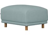 Hocker Otto Home "Maroon", Blau (Petrol), B:79Cm H:48Cm T:63Cm, 89% Polyester/9% Rayon/3% Nylon, Hocker, Polsterhocker
