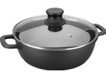 Lacor 25827 Teglia Con Coperchio In Vetro 28 Alluminio Fuso