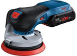 Bosch Professional 0615A5004H Bosch Professional Gex 18V-125 + M480 Akku-Exzenterschleifer-Set 18,0 V, Ohne Akku