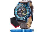 Vostok Europe VS57-595D736 Orologio Da Polso Da Uomo Solar Polar Ice Light Blue