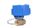 Valvola A Sfera Elettrica Bsp In Ottone Motorizzata Mini DN15 1/2In DC12V A 3 Fili Accessori Di Configurazione