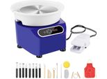 Macchina Per Ceramica A Ruota - Controllo A Pedale E Touch Screen - 350W - 28 Cm - Blu - Ideale Per Principianti E Professionisti - Accessori Per La Ceramica