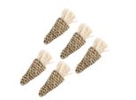 Coniglio Giocattolo Carota Intrecciata,Criceto Giocattolo Carota,Piccolo Animale Domestico Paglia Carota Giocattolo,Giocattolo Per Animali Domestici Carota Intrecciata,Accessori Per Animali Domestici,Accessori Per Animali Domestici
