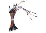 65Pcs Breadboard Protoboard Fili Di Ponticello Senza Saldatura Flessibile Da Maschio A Maschio Kit Di Cavo