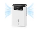 Zelurxx Deumidificatore Silenzioso Con Serbatoio Da 2,5 Litri, Display Touch A Led E Controllo Automatico Dell'umidità