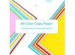 100 Fogli A4 Carta Copiativa A Colori 210X297Mm/8.3X11.7In Carta Per Stampante 70GSM Per Copia Stampa Scrittura Artigianato E Arte