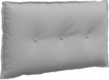 Vidaxl Cuscino Di Schienale Grigio Nuvola 80 X 19 X 50 Cm Tessuto