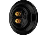 Scatola Per Diffusori Hi-Fi Retrò In Porcellana Da Incasso A 2 Ingressi I PR1 Nero