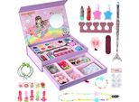 Lolex | Set Di Bellezza Per Bambini - 350 G - 6 Ombretti - 2 Smalti - Mini Specchio - Dai 5 Anni In Su