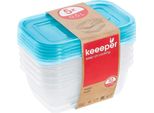 Keeeper 3067263200000 Keeeper Vaso Per Alimenti "Fredo Fresh"", 0,5 Litri, Quadrato"