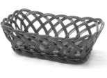 Hendi KöRbe Mit Gewebtem Rand, Rechteckig, Schwarz, 225X150X(H)65Mm