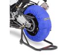 Set Scaldapneumatici Moto Laguna Seca Constands 60-80°C Adatto Per Ruota Anteriore E Posteriore Da 17 Pollici In Blu