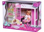Evi Bambola Con Unicorno E Casa Ricca Di Accessori