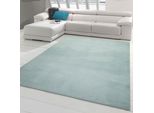 Tappeto Shaggy A Pelo Alto E A Pelo Lungo | Lavabile | In Blu Dimensioni - 160 X 220 Cm