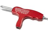 Wicked Hardware Hardcore Multitool Rosso, Argento Rosso, Argento Taglia Unica