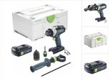 Trapano Avvitatore A Batteria Festool Tdc 18/4 I-Basic 18 V 75 Nm Brushless + 1X Batteria Ricaricabile 3,0 Ah + Systainer - Senza Caricatore