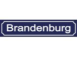 Vianmo Insegna In Legno 10X46 Cm Bandiera Brandenburg Wappen