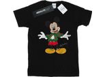 Disney - Maglietta Per Ragazze BI28332 (116) (Nero)