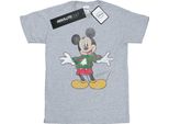 Disney - Maglietta Per Ragazze BI28332 (128) (Grigio)