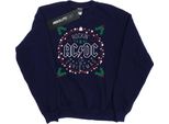 Ac/Dc - Felpa Da Ragazza BI3395 (152-158) (Blu Navy)