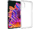 Samsung Galaxy Xcover Pro Sleeve - Silicone - Custodia/Copertura Morbida Accezz - Trasparente