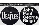 The Beatles - Tappetino Per Giradischi "John Paul George & Ringo"", Drop-T-Logo Set RO9232 (Taglia Unica) (Nero/Bianco)"