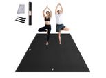 Tappetino Da Allenamento Vevor, Tappetino Da Yoga Antiscivolo Ad Alta Densità, Tappetino Da Allenamento Per Uomini E Donne, Tappetino Da Fitness E Da Allenamento Con Borsa E Cinghia Di Trasporto, Per Tutti I Tipi Di Yoga A Casa, Pilates E Allenamento A Terra (2,7 X 1,8 M)