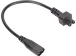 Cavo Di Alimentazione Da IEC320 C8 A IEC320 C5, Adattatore Di Cavo IEC320 C8 Maschio A C5 Femmina, Cavo Di Alimentazione IEC320 C5, Adattatore Di Cavo IEC320 C8 Maschio A C5 Femmina, Cavi Di Alimentazione Del Computer Portatile, Cavo Di Alimentazione Corto