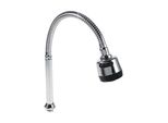 1X 304 In Acciaio Inox Beccuccio Girevole Cucina Rubinetto Tubo Raccordi Maniglia Singola Connessione