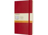 Moleskine - Taccuino "Classic L"" PF3020 (Taglia Unica) (Rosso Scarlatto)"