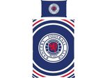 Rangers Fc - Pulse - Set Di Biancheria Da Letto BS2808 (Letto Singolo) (Blu/Bianco/Rosso)