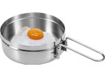 Bollitore In Acciaio Inox Da 1 Litro Pentola Portatile Da Campeggio All'aperto Con Manico Pieghevole