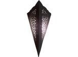 Lampada Da Parete Orientale Samir | Lampada Boho Marocchina In Metallo H 45Cm